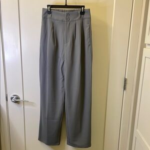 HALARA Women's Gray Wide Leg Pants